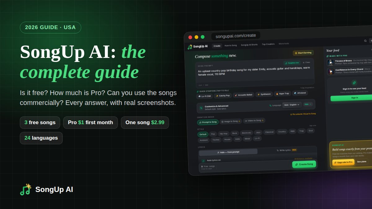 SongUp AI Review (2026): Is It Free, Is It Legit, and Is It Worth It?