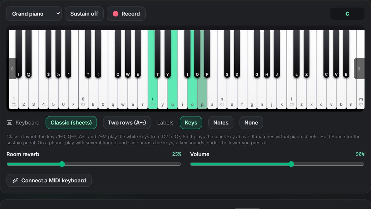 11 Easy Piano Songs for Beginners (Letter Notes + Keyboard Keys)